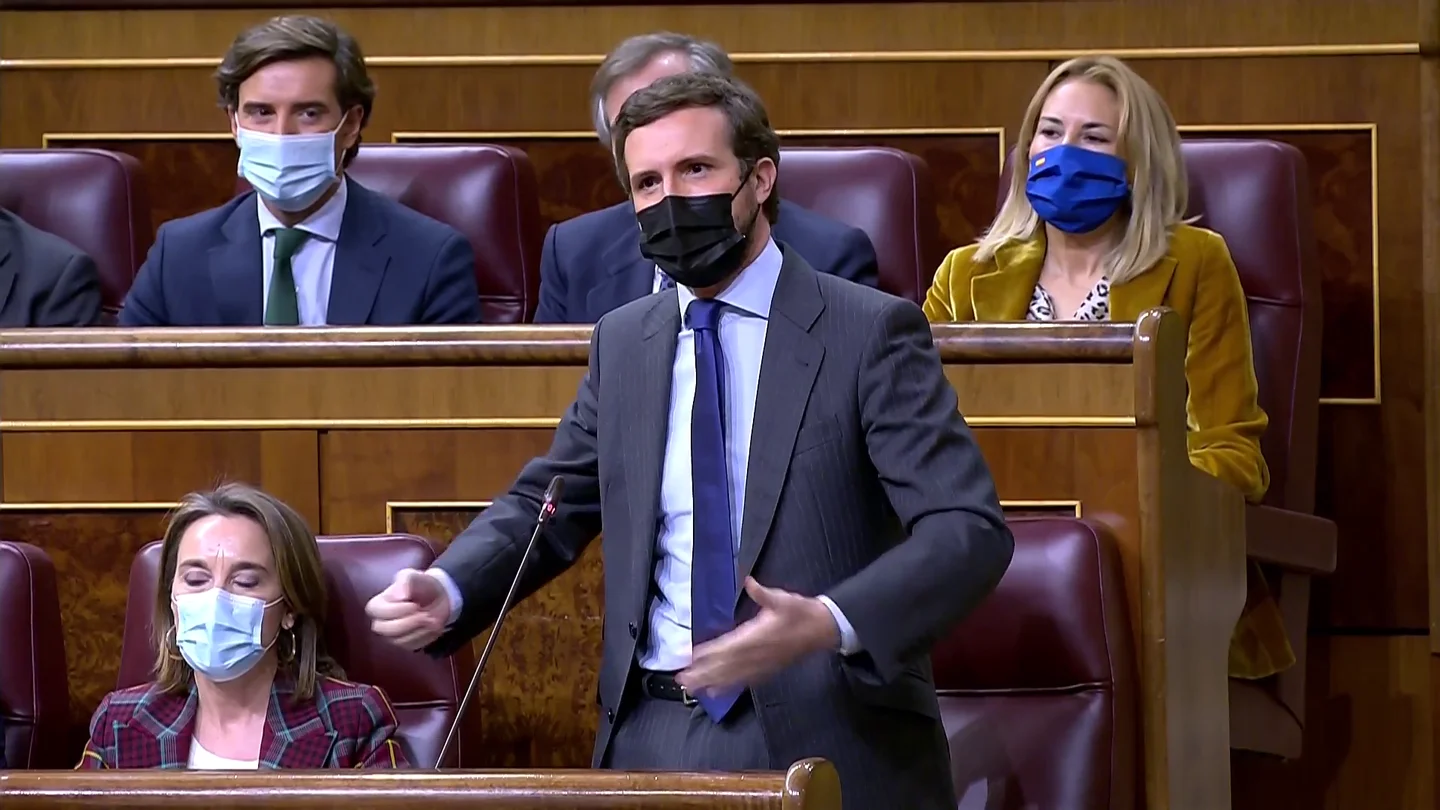 Casado, a Sánchez: "¿Qué coño tiene que pasar en España para que asuma alguna responsabilidad?" Casado, a Sánchez: "¿Qué coño tiene que pasar en España para que asuma alguna responsabilidad?"