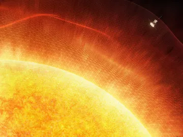 Ilustración de la nave Parker Solar Probe Ilustración de la nave Parker Solar Probe