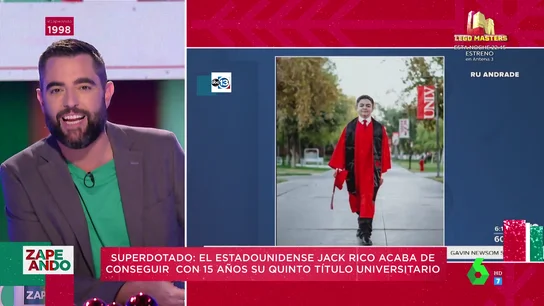 Un adolescente estadounidense de 15 años consigue su quinto título universitario Un adolescente estadounidense de 15 años consigue su quinto título universitario