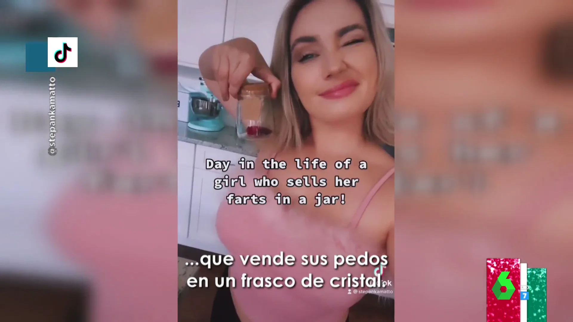 Una influencer se hace millonaria envasando sus pedos en tarros de cristal