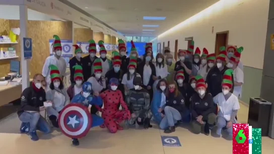 Aparecen 'superhéroes' en la vacunación de los niños en Ourense Aparecen 'superhéroes' en la vacunación de los niños en Ourense