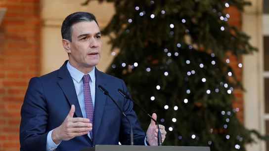 El presidente del Gobierno, Pedro Sánchez, realiza este viernes una declaración institucional El presidente del Gobierno, Pedro Sánchez, realiza este viernes una declaración institucional