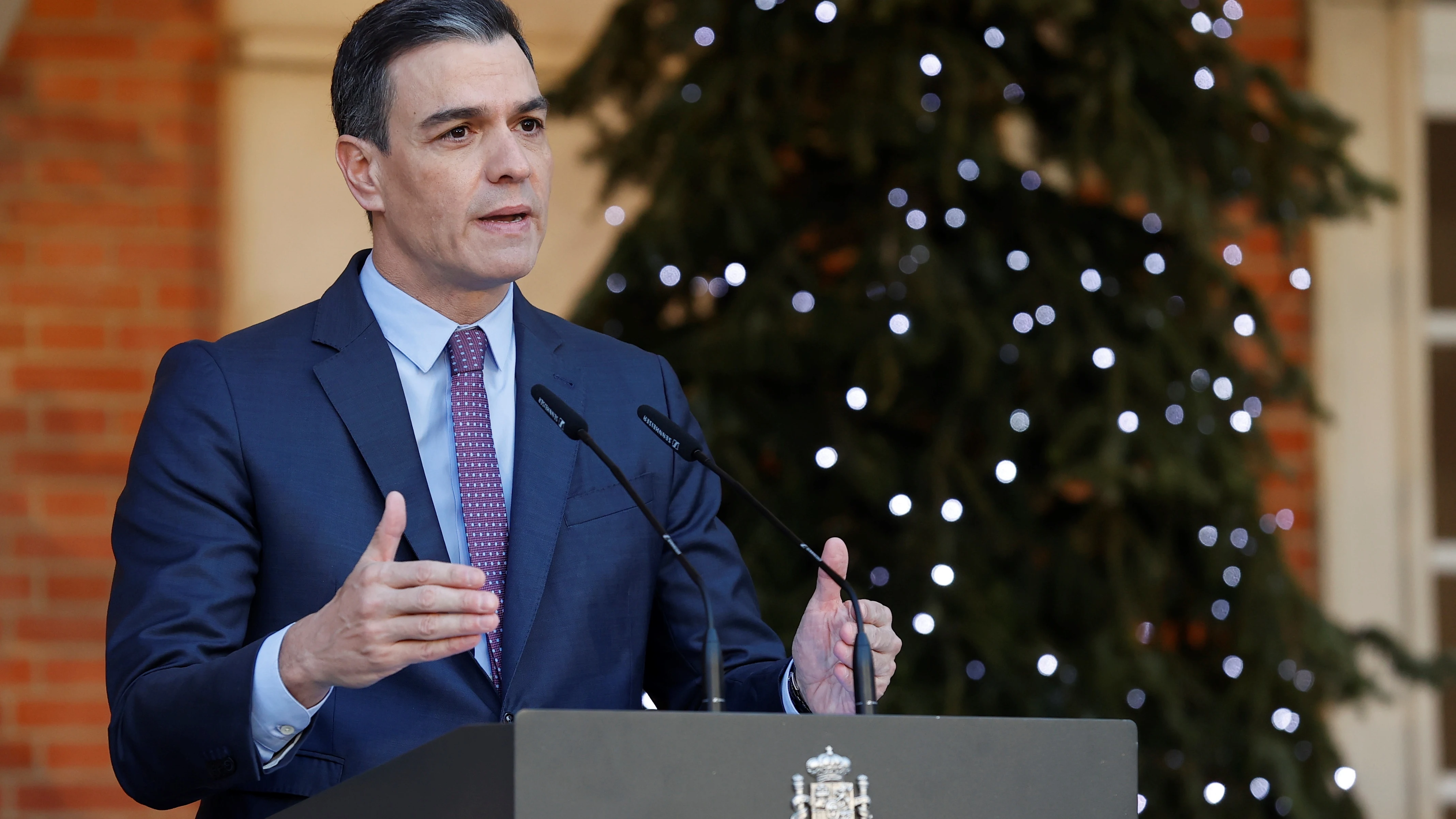 El presidente del Gobierno, Pedro Sánchez, realiza este viernes una declaración institucional