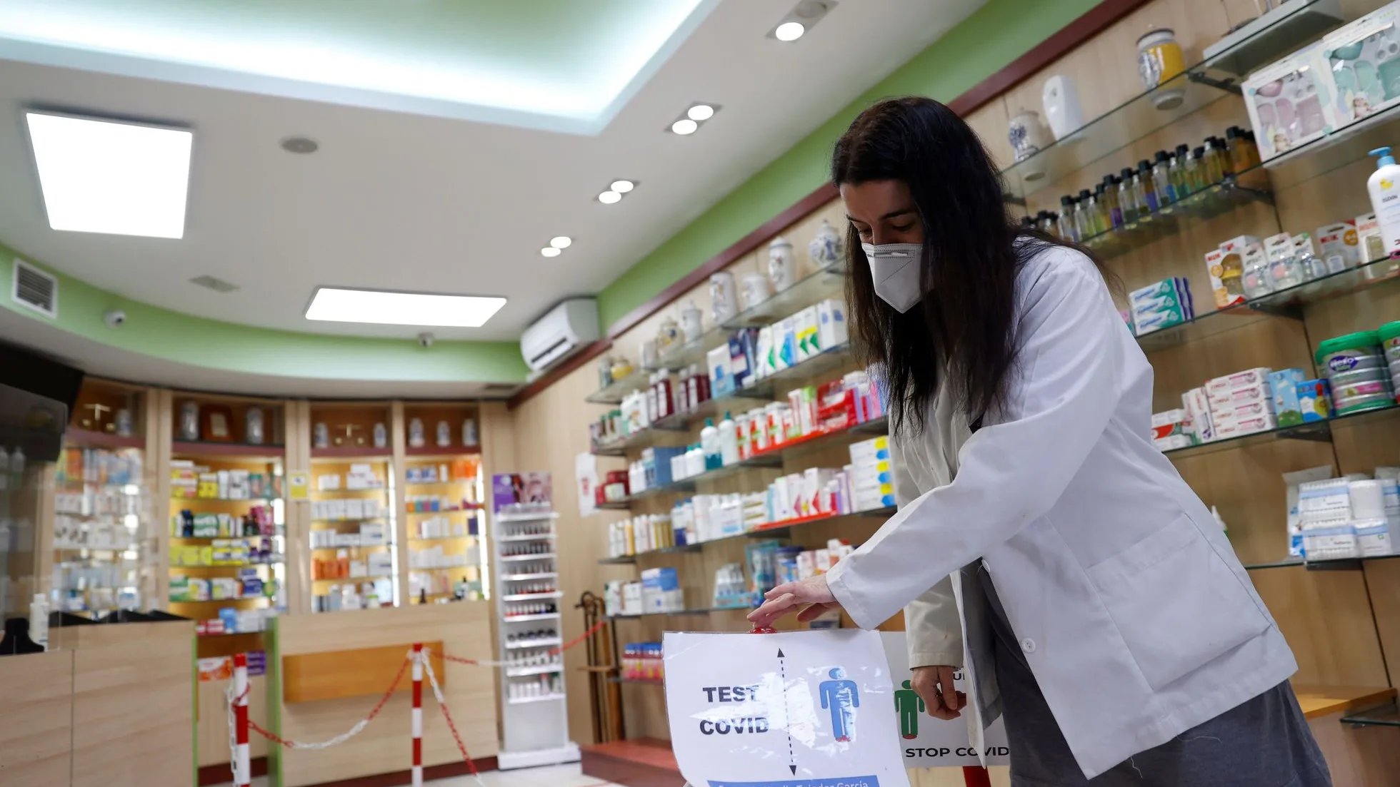 Venta de test de antígenos en farmacias (Archivo)