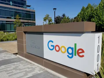 Exterior de la sede de Google en Mountain View, California (EEUU)