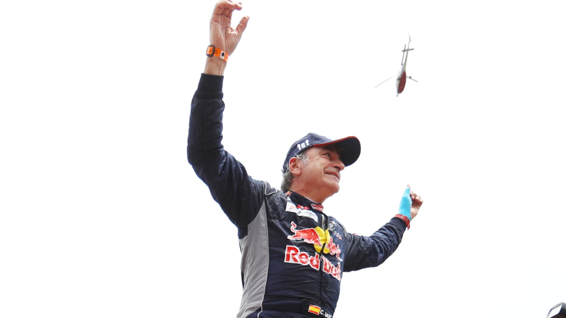 Carlos Sainz, tras ganar un Dakar