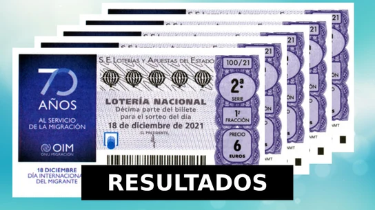 Lotería Nacional | Resultados de hoy, sábado 18 de diciembre, en directo Lotería Nacional | Resultados de hoy, sábado 18 de diciembre, en directo