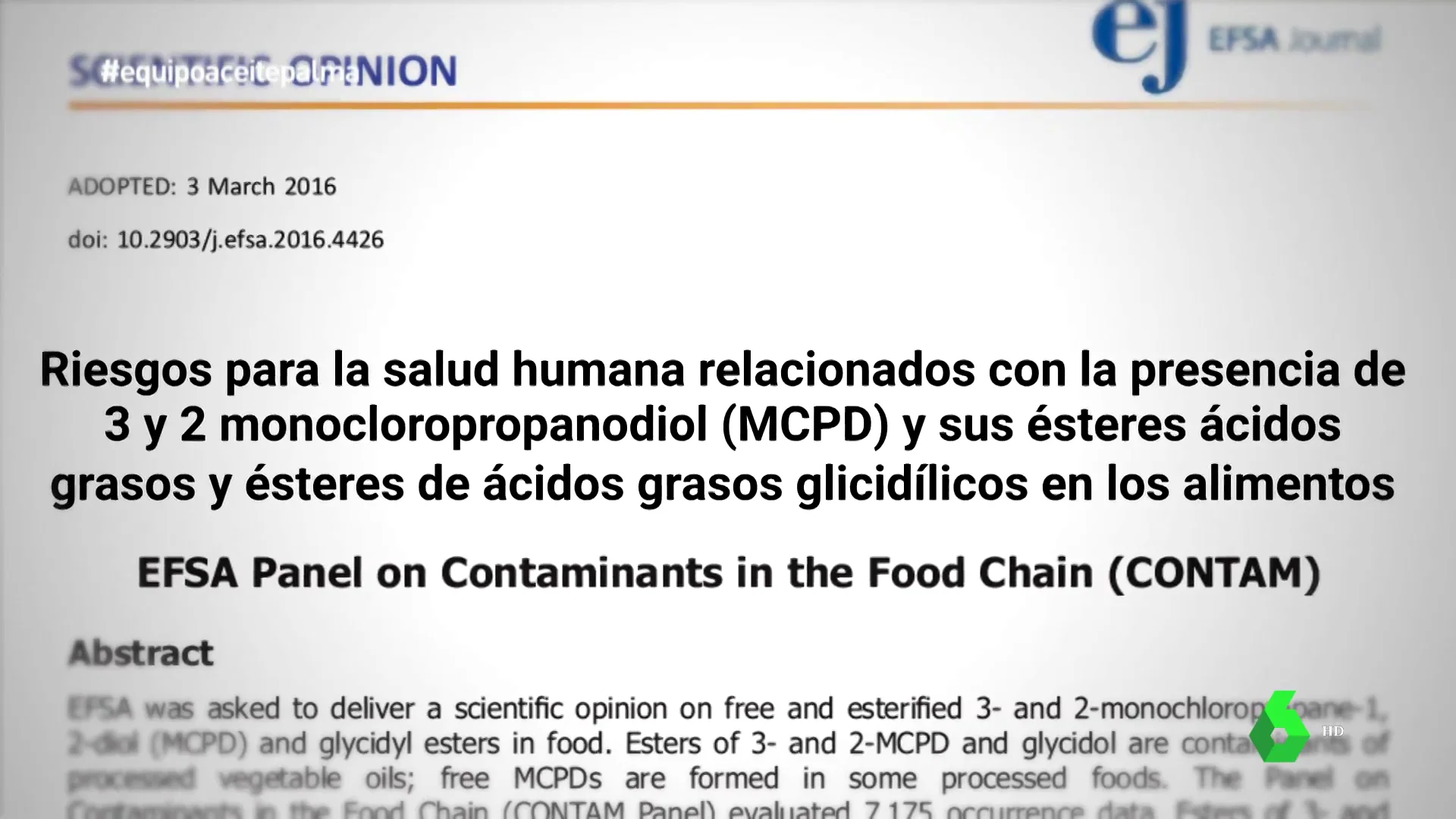 El refinado del aceite de palma por encima de los 200 grados está detrás de su peligrosidad