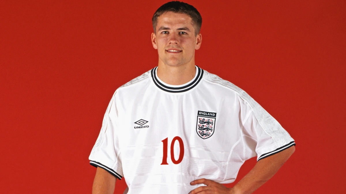 Michael Owen, con Inglaterra