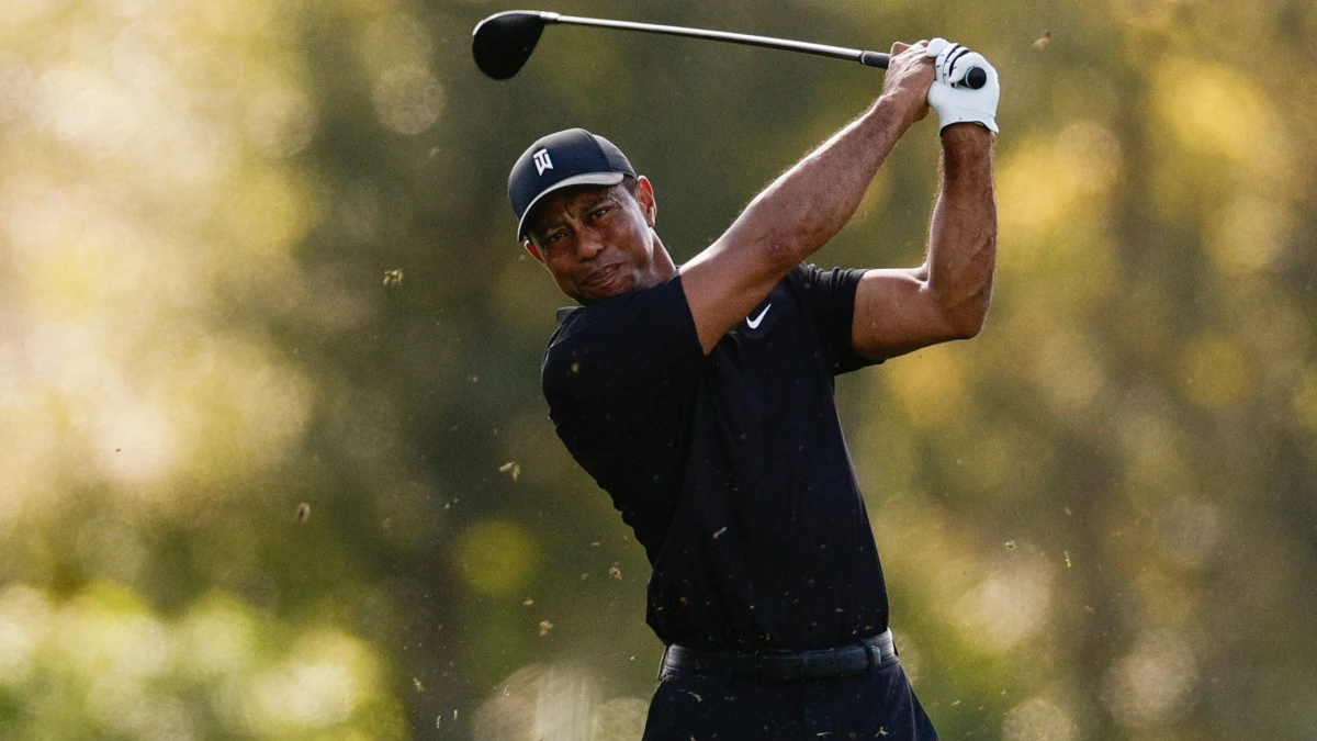 Tiger Woods, en un golpeo