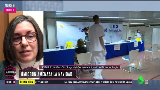 La viróloga Sonia Zúñiga descarta un confinamiento en España: "Los ingresos en UCI no son preocupantes" La viróloga Sonia Zúñiga descarta un confinamiento en España: "Los ingresos en UCI no son preocupantes"