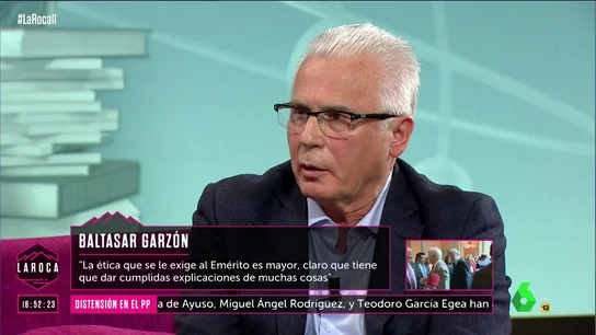 Baltasar Garzón en La Roca Baltasar Garzón en La Roca