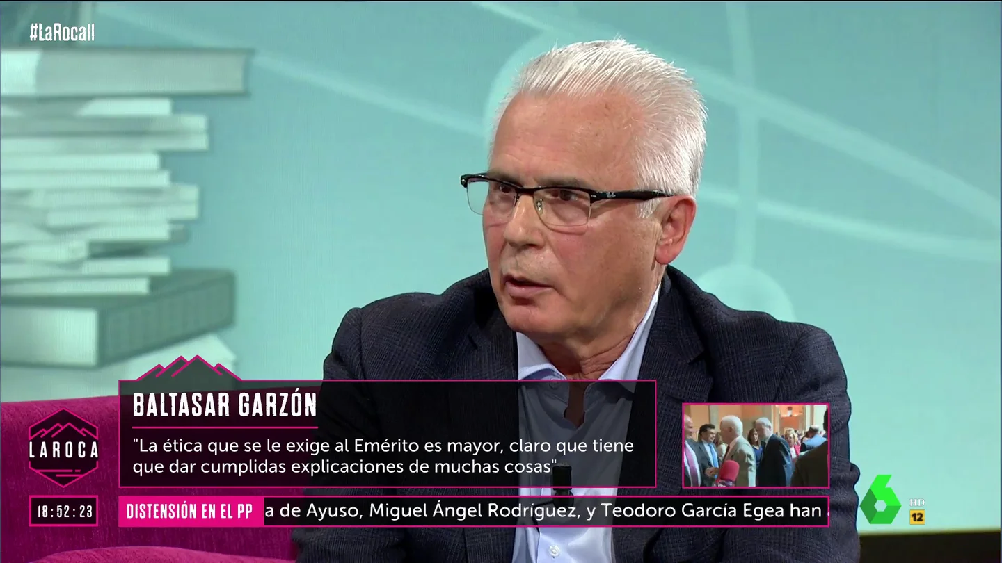Baltasar Garzón en La Roca Baltasar Garzón en La Roca
