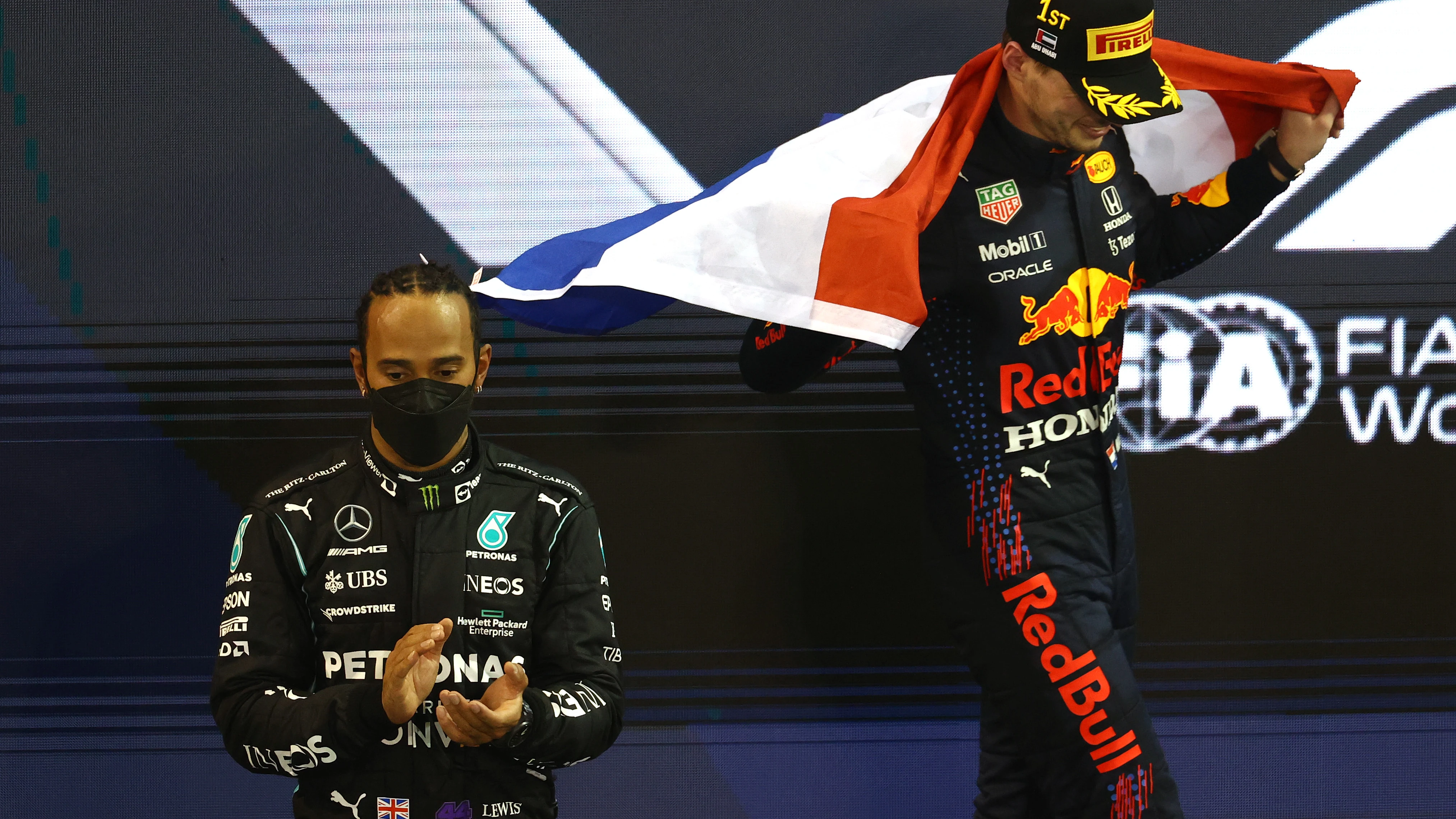 Lewis Hamilton y Max Verstappen