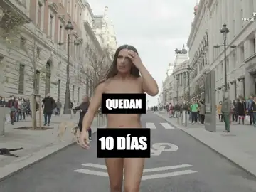 Cristina Pedroche impacta en pleno centro de Madrid al desnudarse en este espectacular y reivindicativo vídeo de las Campanadas