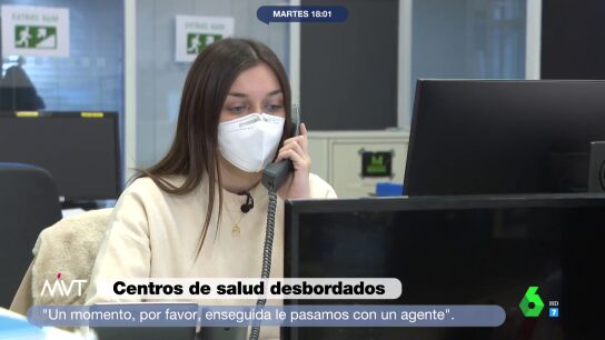 Los centros de salud se desbordan en la sexta ola: tel&eacute;fonos inaccesibles y citas para despu&eacute;s de Navidad