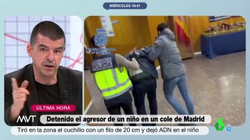 Detenido el hombre que apuñaló a un niño en el cuello en un colegio de Madrid