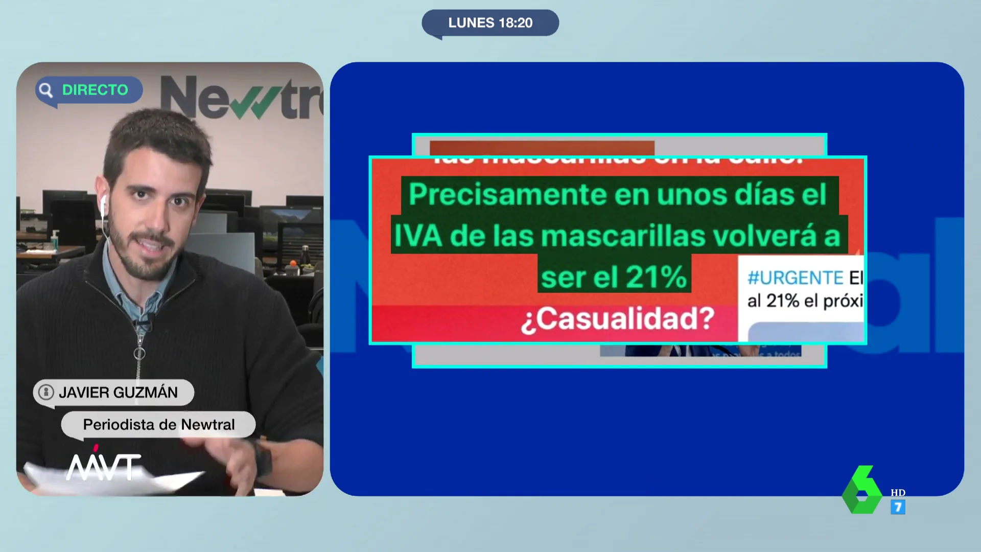 No, las mascarillas no van a subir de precio en enero