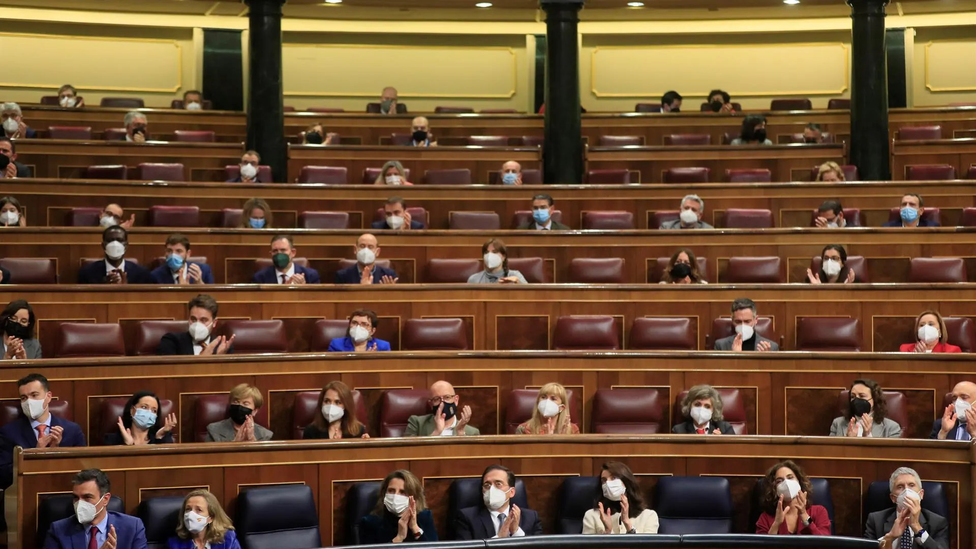 Bancada socialista en el Congreso de los Diputados