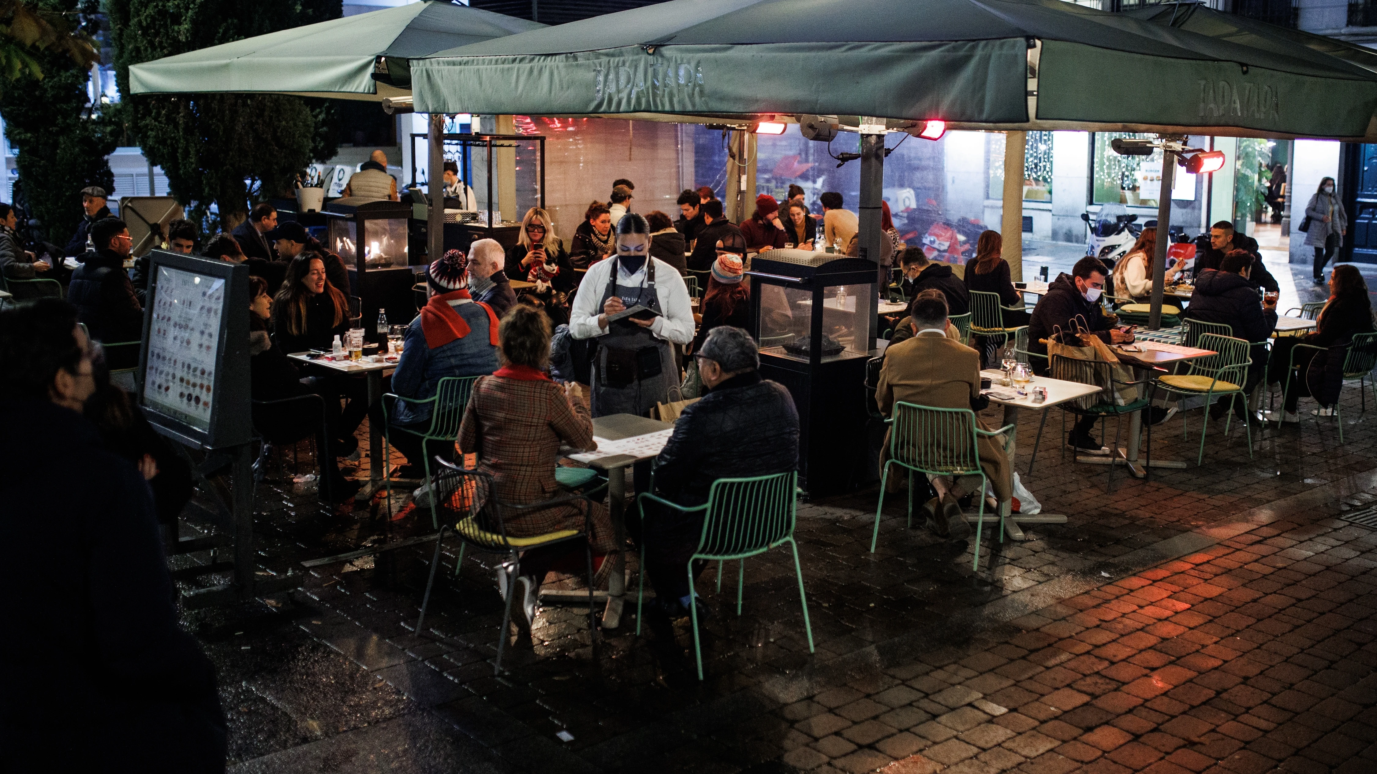 Ambiente en las calles de Madrid