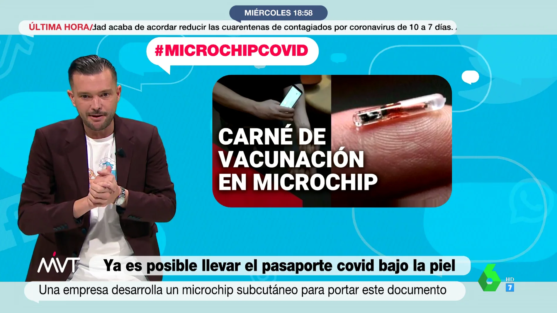  Llevar el pasaporte COVID... bajo la piel: desarrollan un microchip subcutáneo para portar este documento