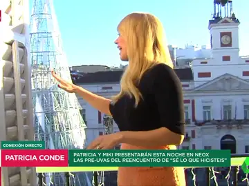El momentazo de Patricia Conde con la Policía desde un balcón de la Puerta del Sol: &quot;A ver, que estamos en un directo&quot;