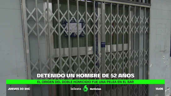 Detenido un hombre por el doble asesinato en un bar freiduría de Parla, en Madrid Detenido un hombre por el doble asesinato en un bar freiduría de Parla, en Madrid