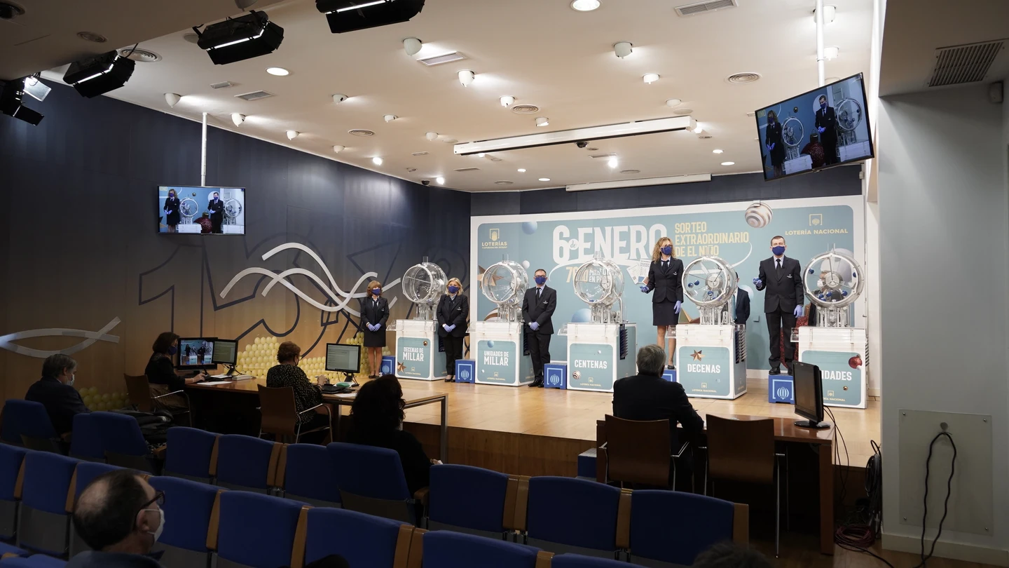 Sorteo Extraordinario de ‘El Niño’ en Madrid a 6 de enero de 2021. Sorteo Extraordinario de ‘El Niño’ en Madrid a 6 de enero de 2021.