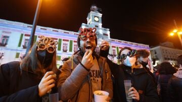 Celebración de las preuvas en la Puerta del Sol de Madrid