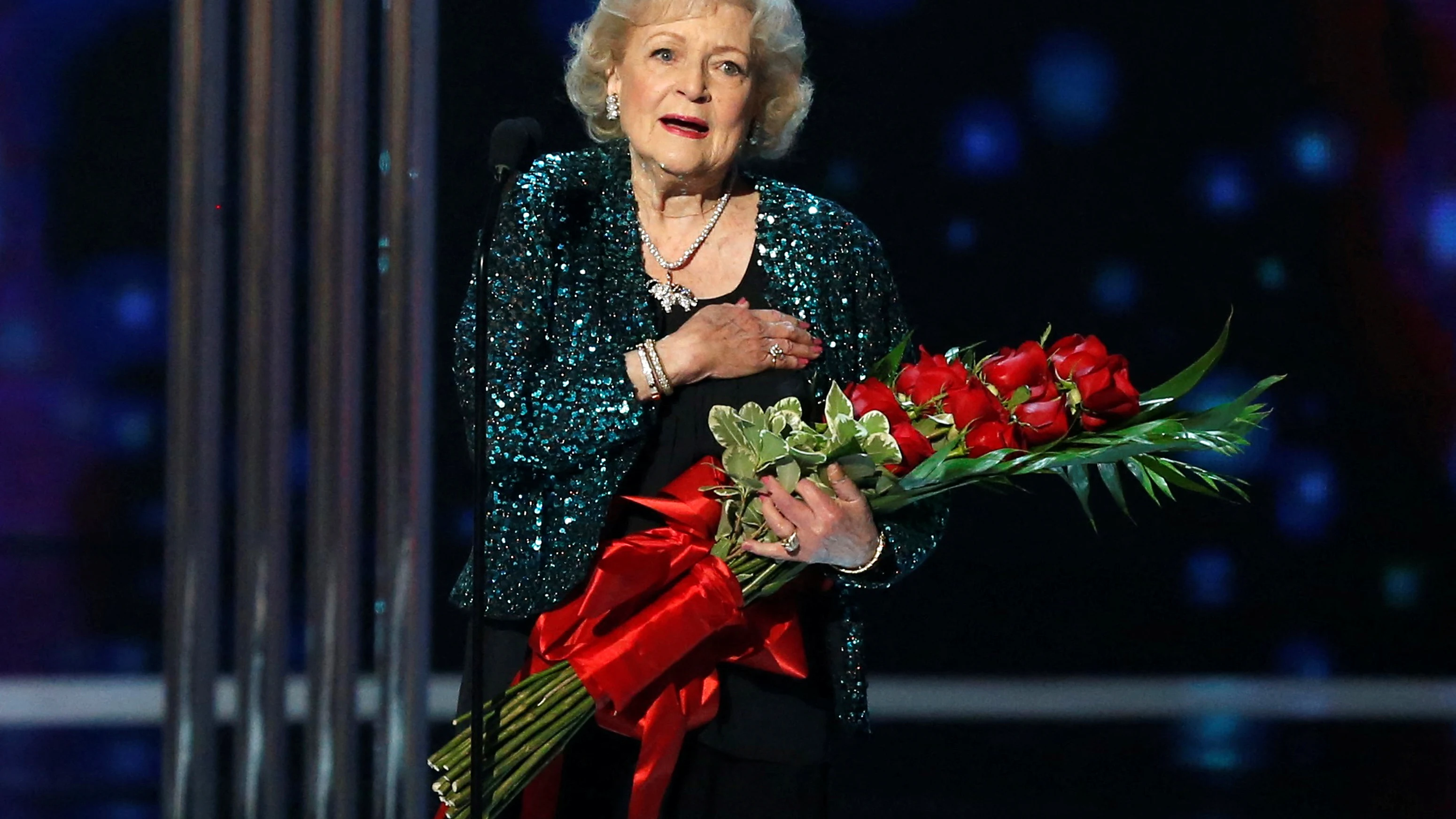 Betty White, en una imagen de archivo Betty White, en una imagen de archivo
