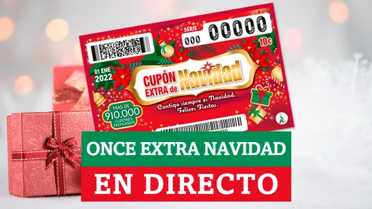 El Cupón Extra de Navidad de la ONCE, en directo El Cupón Extra de Navidad de la ONCE, en directo