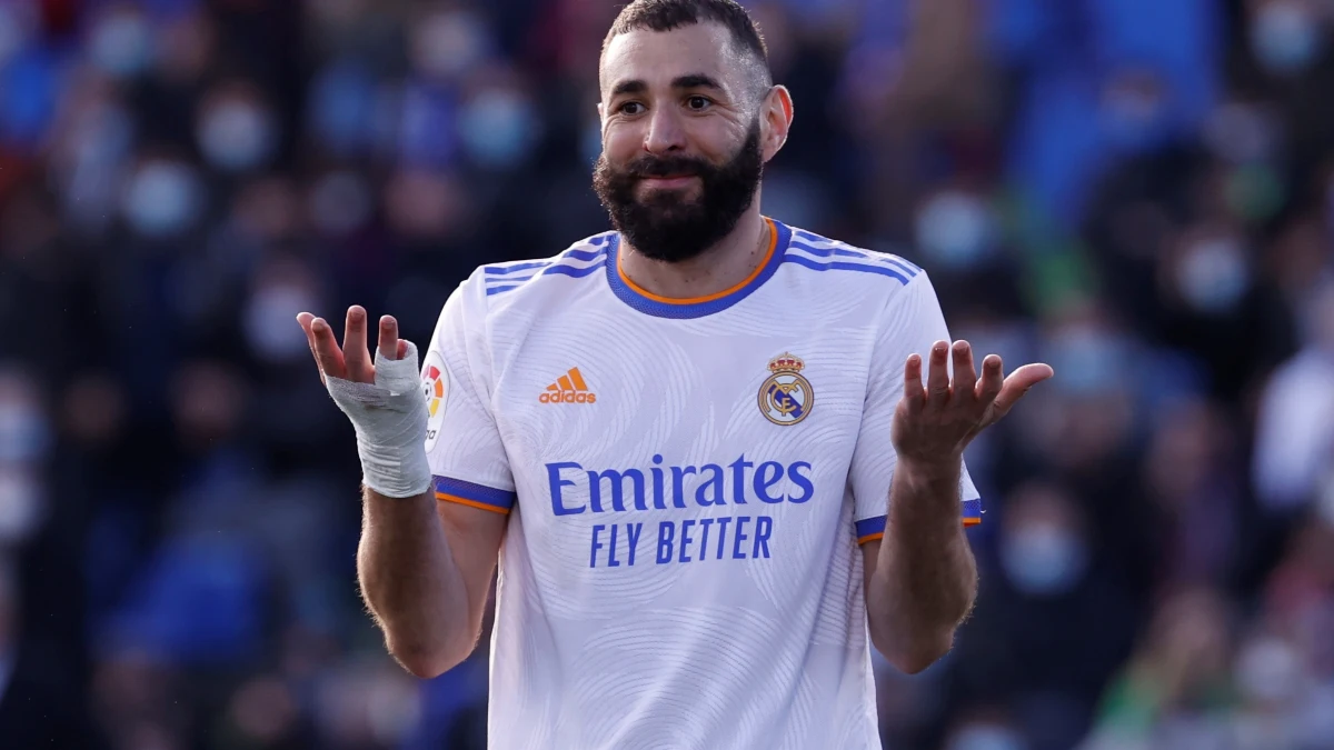 Karim Benzema, contrariado