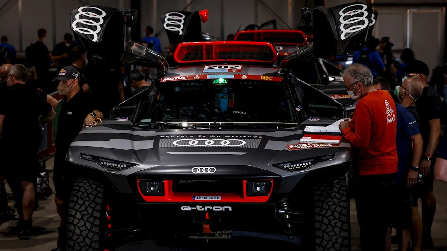 El Audi de Carlos Sainz El Audi de Carlos Sainz