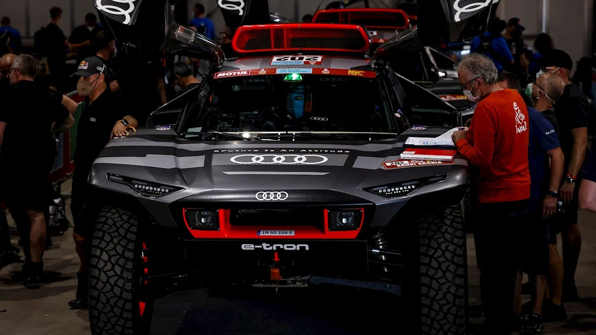 El Audi de Carlos Sainz