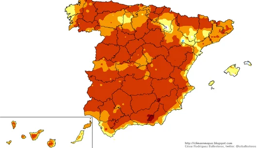 Temperaturas máximas 3 de enero 2022 Temperaturas máximas 3 de enero 2022