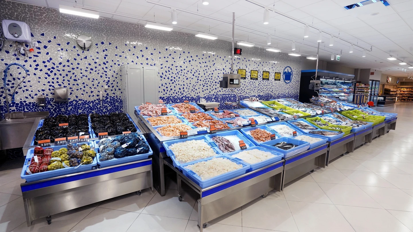Imagen de un supermercado Mercadona Imagen de un supermercado Mercadona