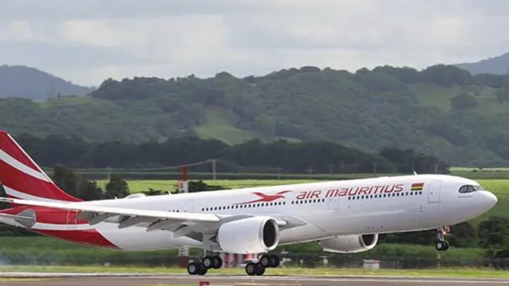 Un avión de Air Mauritius.