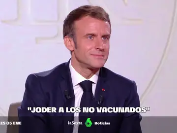 Macron no vacunados