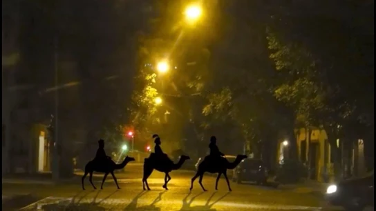 Uno de los montajes de los Reyes Magos Uno de los montajes de los Reyes Magos