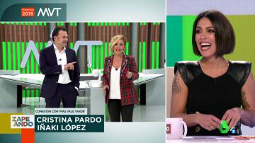 "Lo temas anales se los dejo a Iñaki López": la cómica respuesta de Cristina Pardo en pleno directo