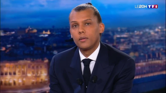 El cantante 'Stromae', en el informativo de TF1 El cantante 'Stromae', en el informativo de TF1