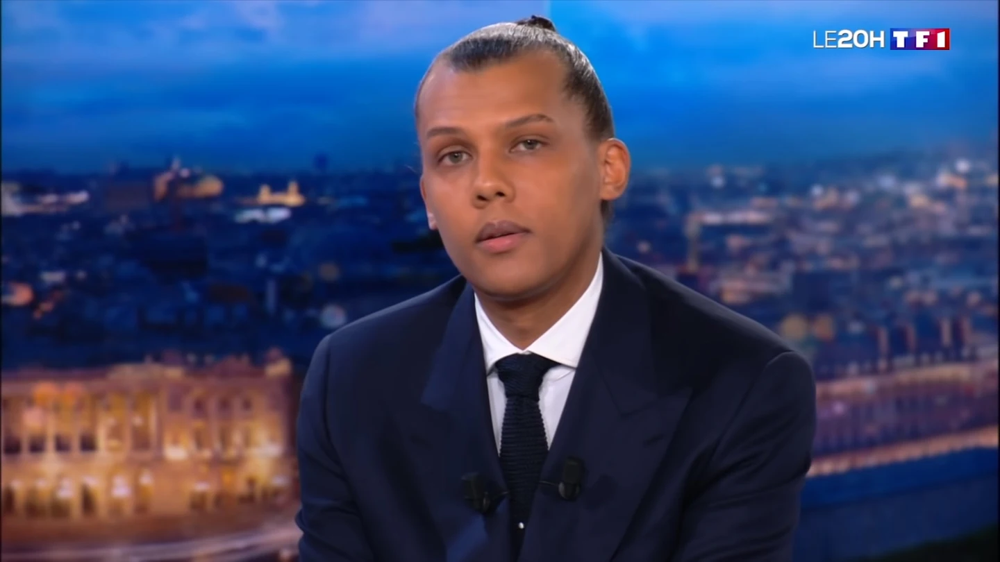 El cantante 'Stromae', en el informativo de TF1 El cantante 'Stromae', en el informativo de TF1