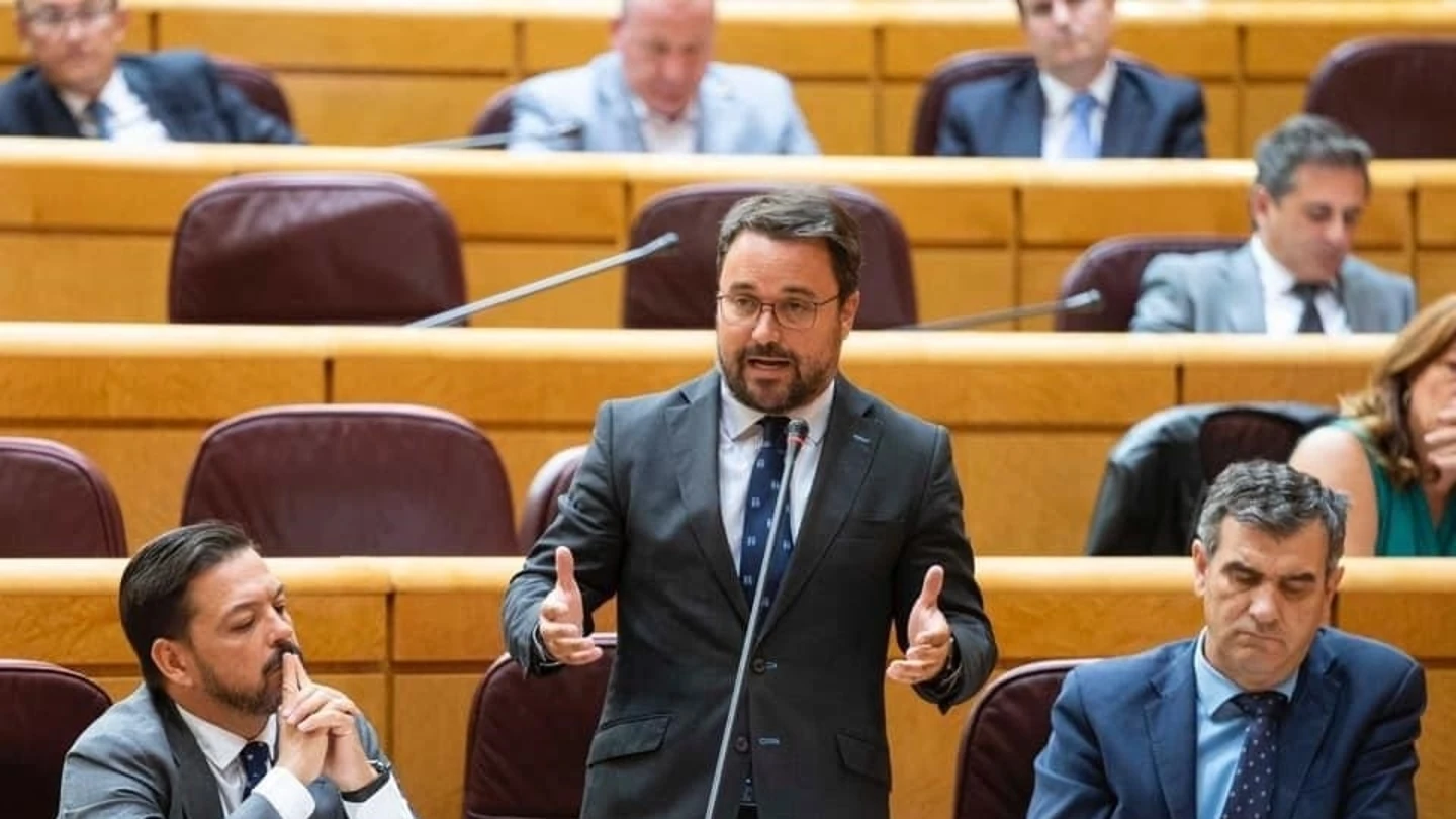 El senador del PP Asier Antona, en una imagen de archivo El senador del PP Asier Antona, en una imagen de archivo