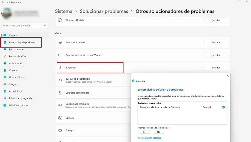 Solucionado problemas con el Bluetooth Solucionado problemas con el Bluetooth