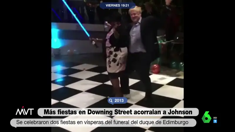 La reacción de Iñaki López ante el baile viral de Boris Johnson