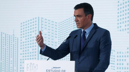 El presidente del Gobierno, Pedro S&aacute;nchez, en la clausura del foro 'Spain Investors Day'