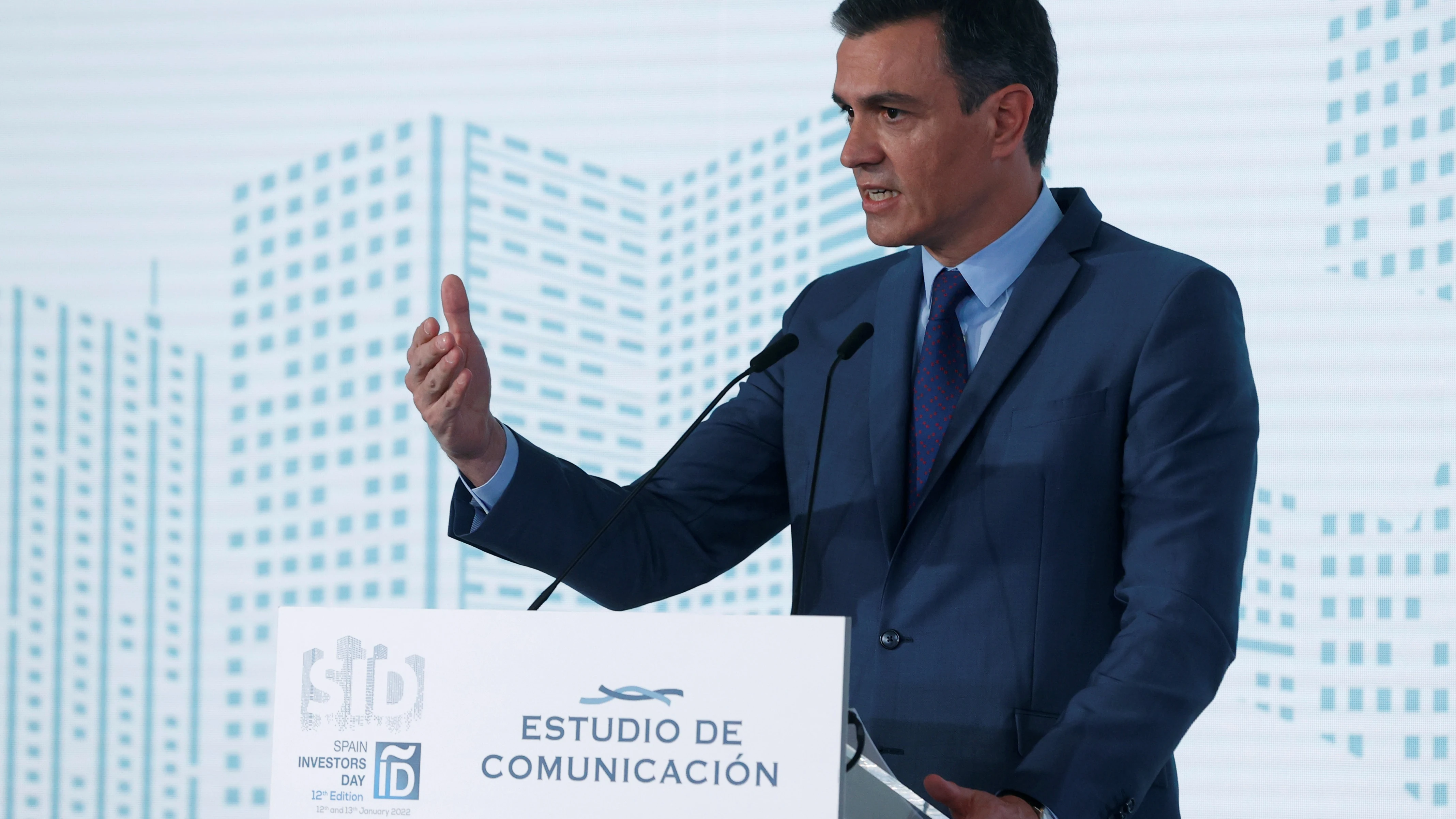 El presidente del Gobierno, Pedro Sánchez, en la clausura del foro 'Spain Investors Day'