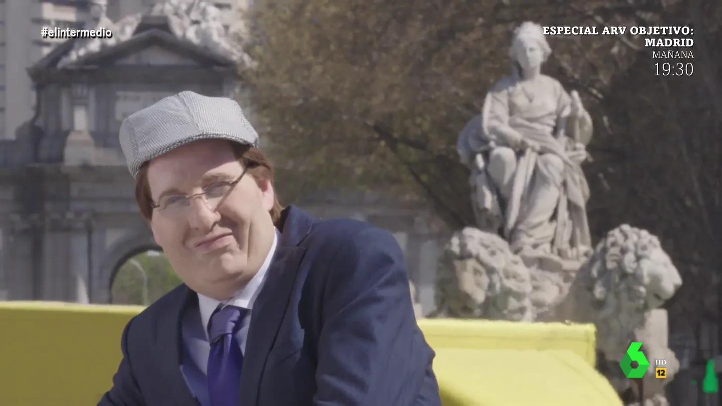 La divertida imitación de Joaquín Reyes a Almeida: "Chata, date prisa que estoy muy solicitado" La divertida imitación de Joaquín Reyes a Almeida: "Chata, date prisa que estoy muy solicitado"