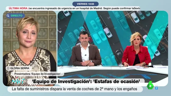 Las recomendaciones de Gloria Serra para evitar estafas en la compraventa de coches de segunda mano Las recomendaciones de Gloria Serra para evitar estafas en la compraventa de coches de segunda mano