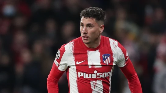 GIménez, con el Atlético GIménez, con el Atlético